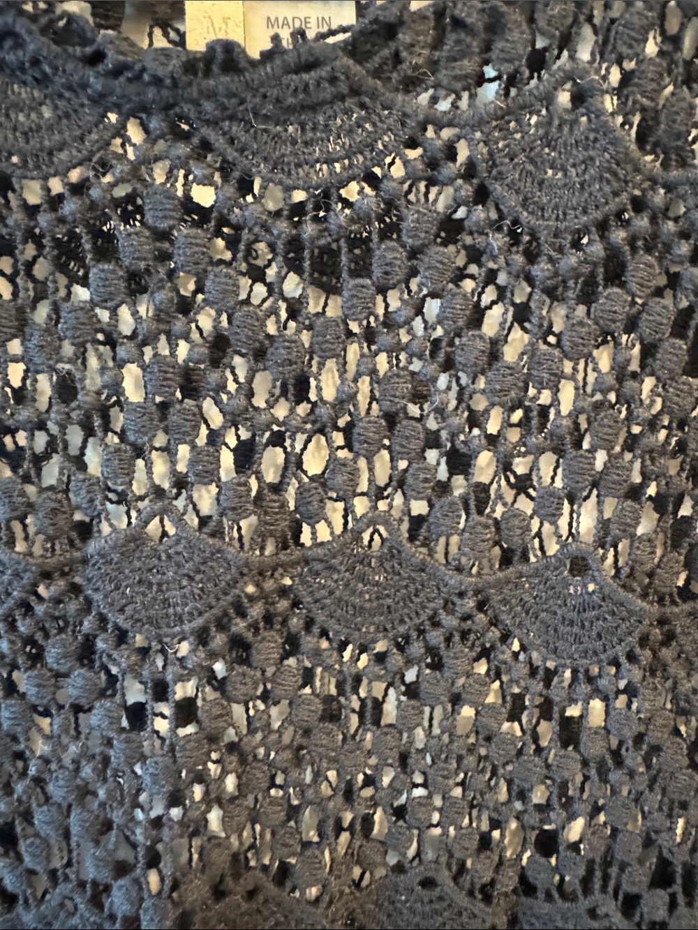 Chaser black lace Short-Sleeve Top - Picture 3 of 4
